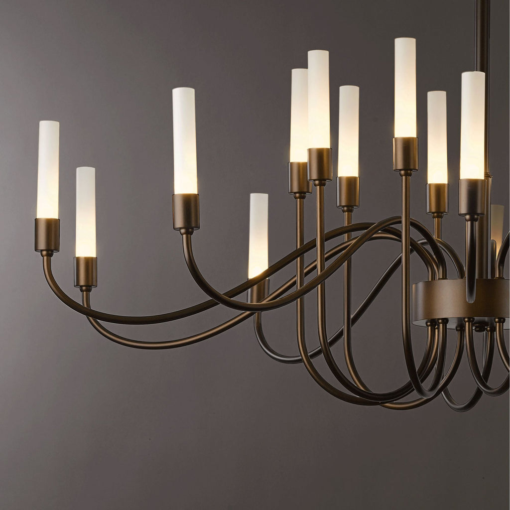 Lisse 20 Arm Chandelier 20-Light in Dark Smoke