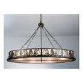 Meyda Tiffany 8 Light 48" Wide Pendant with Handmade Shade