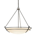 Presidio Tryne Large Scale Pendant 3-Light Opal Glass (GG) in Dark Smoke