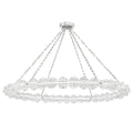Lindley 1-Light Chandelier in Polished Nickel 54.5L x 54.5W x 4.625H