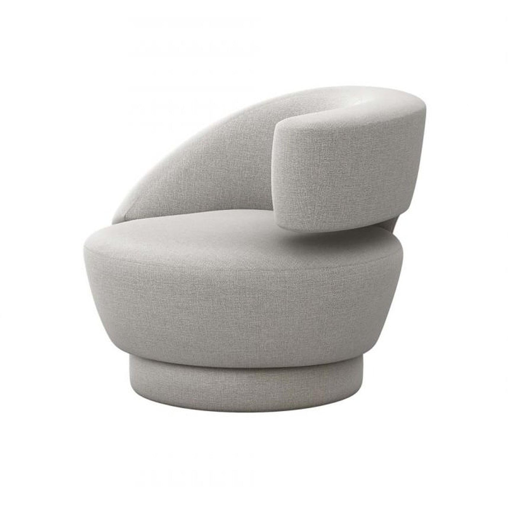 Interlude Arabella Swivel Chair
