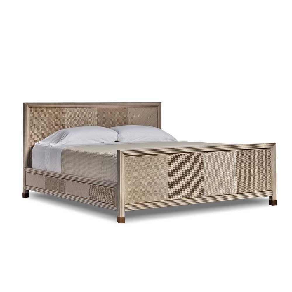 Interlude Jensen Grey Wash King Bed