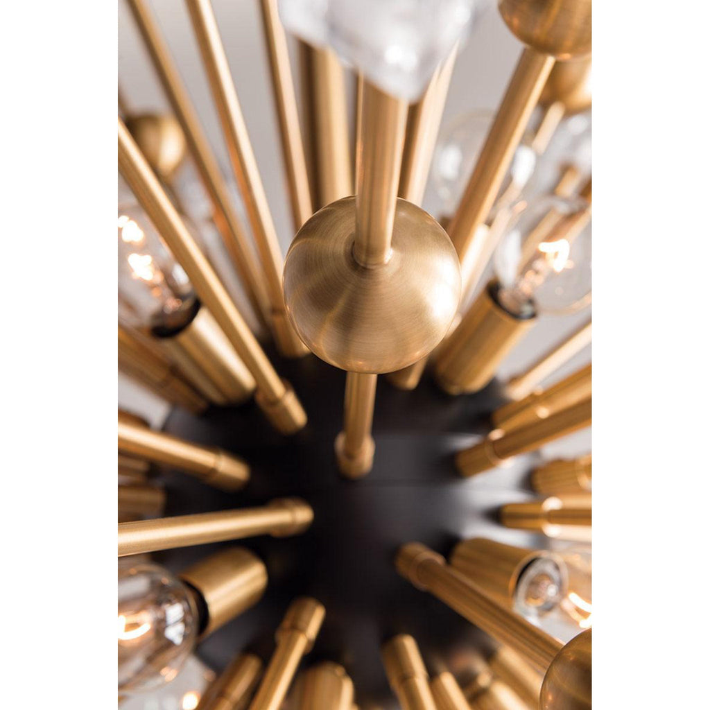 Sparta 18-Light Chandelier in Polished Nickel 48L x 48W x 48H