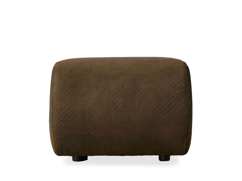 Fresno Leather Ottoman