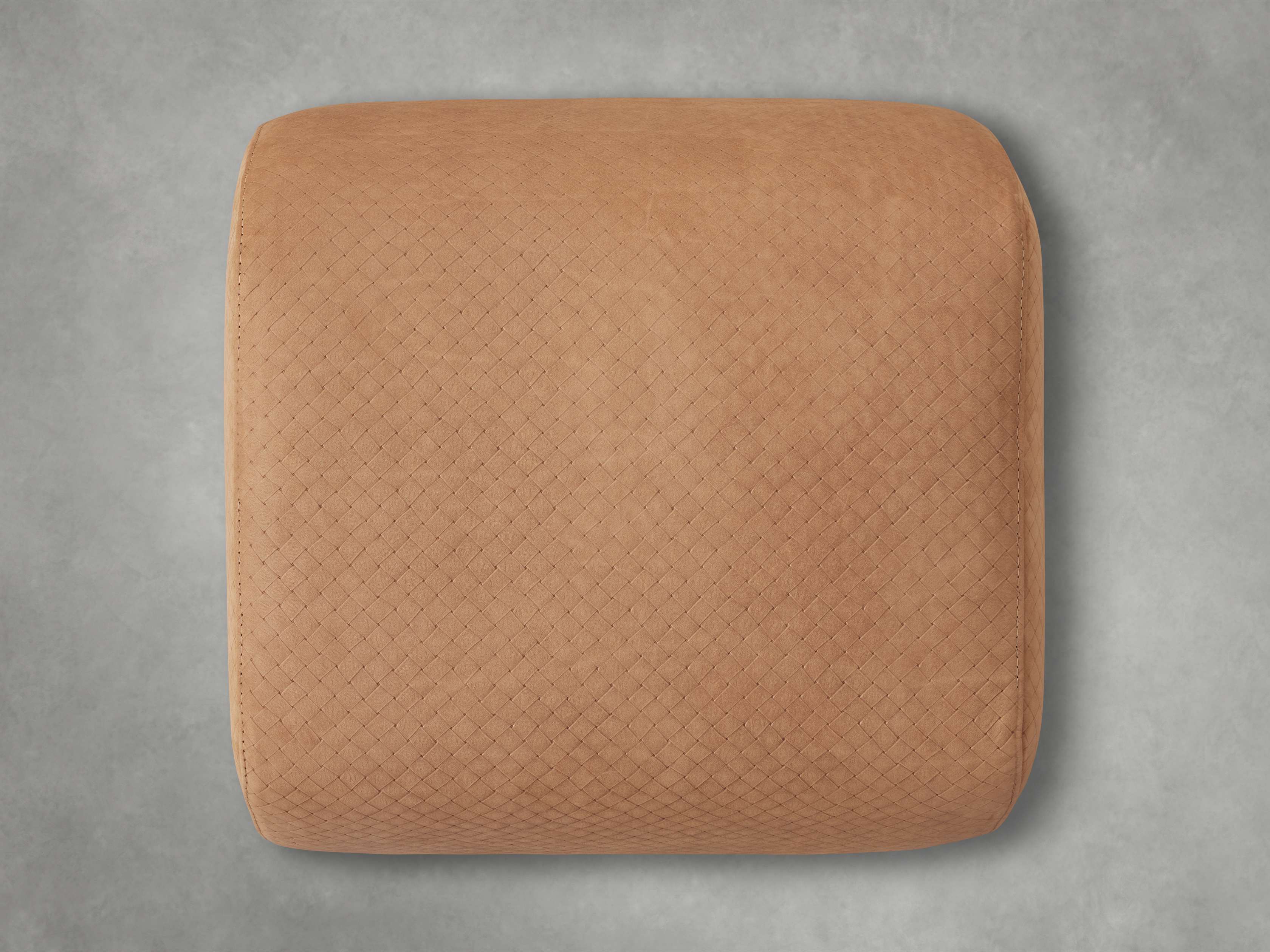 Fresno Leather Ottoman