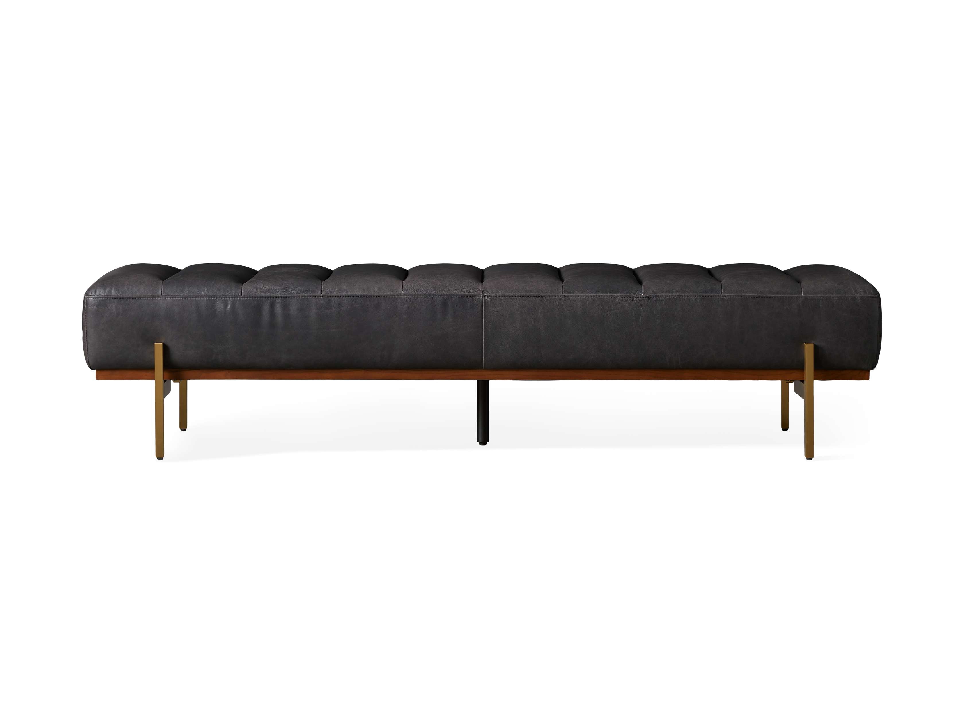 Lansing Leather Bench