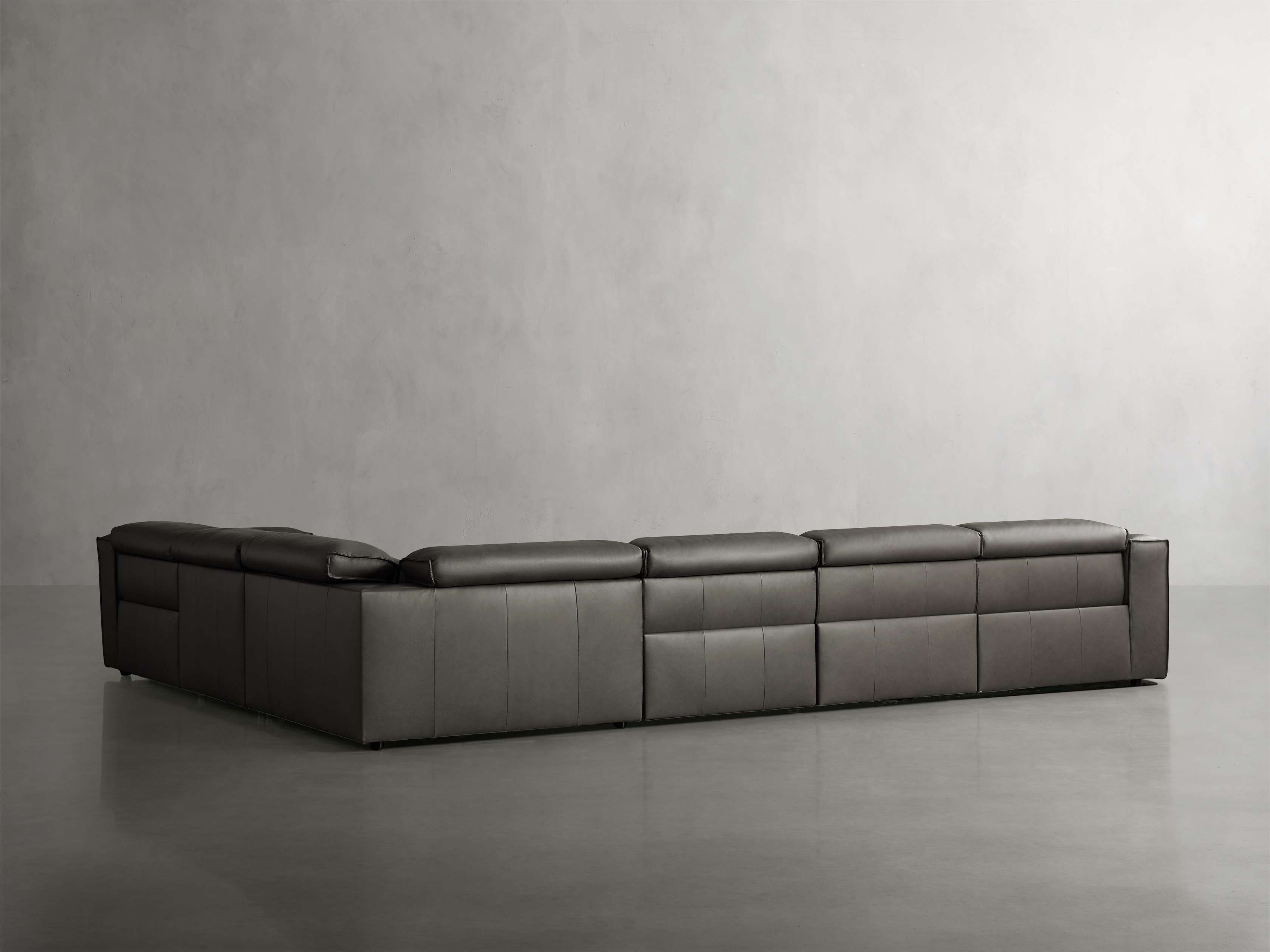 Coburn Leather Six Piece Motion Sectional