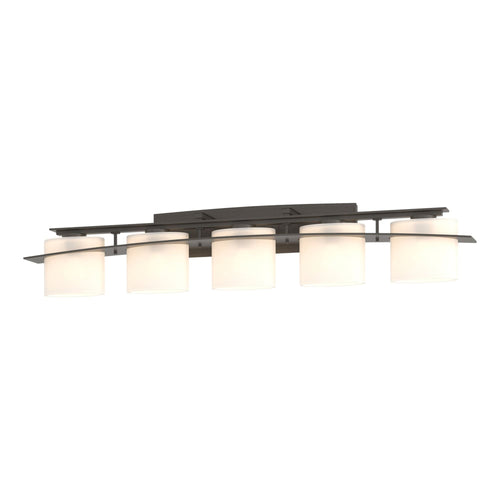Arc Ellipse 5 Light Sconce 5-Light Opal Glass (GG) in Dark Smoke