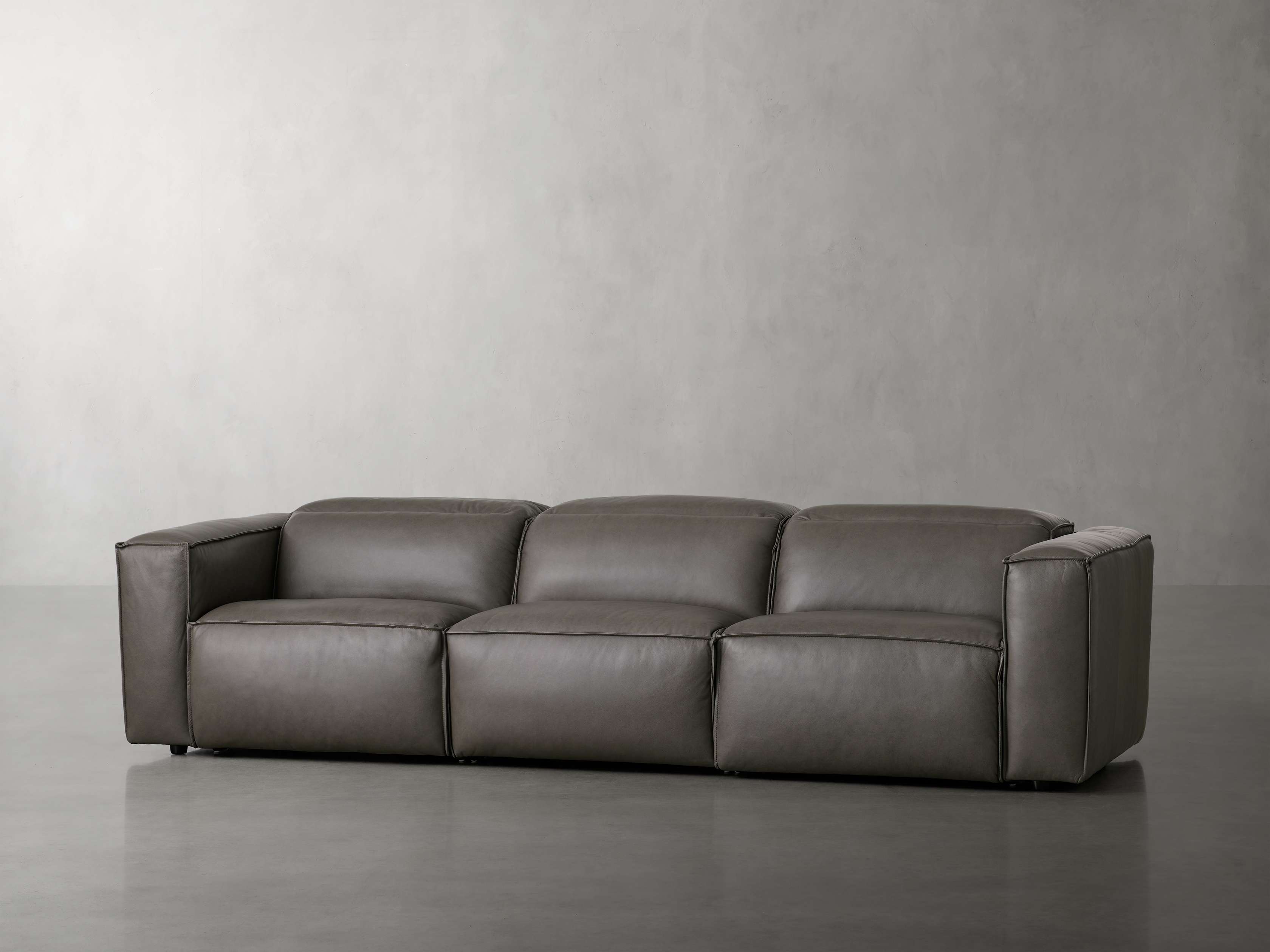 Coburn Leather Three-Piece Motion Sofa