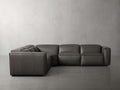 Coburn Leather Five-Piece Motion Corner Sectional
