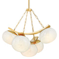 Duxbury 5-Light Chandelier in Aged Brass 31.75L x 31.75W x 26.75H