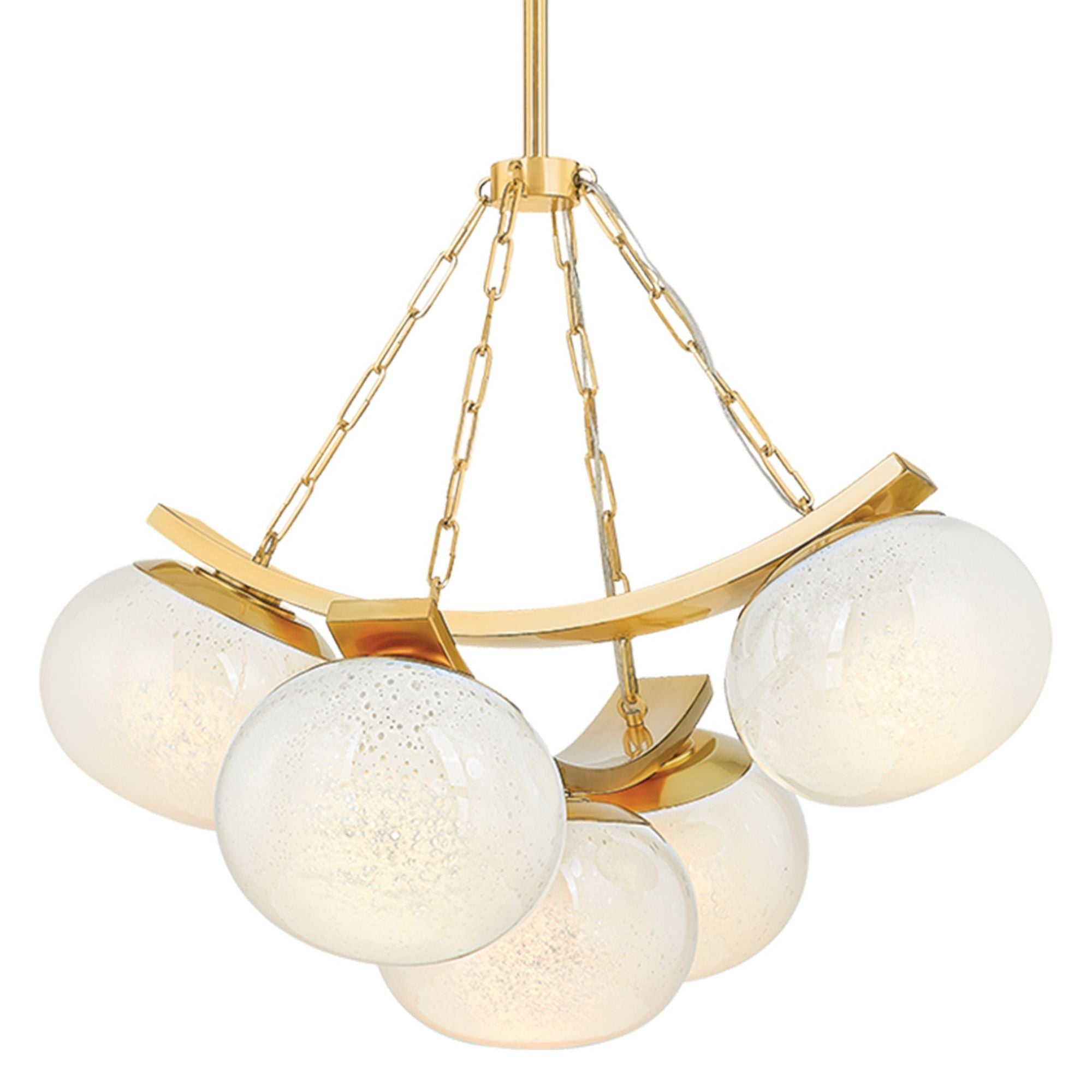 Duxbury 5-Light Chandelier in Aged Brass 31.75L x 31.75W x 26.75H