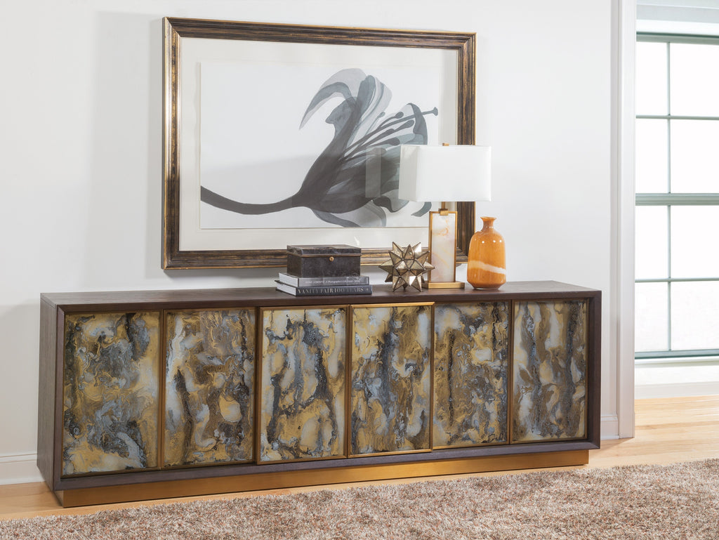 Artistica Home Verbatim Eglomise Long Media Console