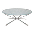Artistica Home Signature Designs Snowscape Round Cocktail Table Clearance