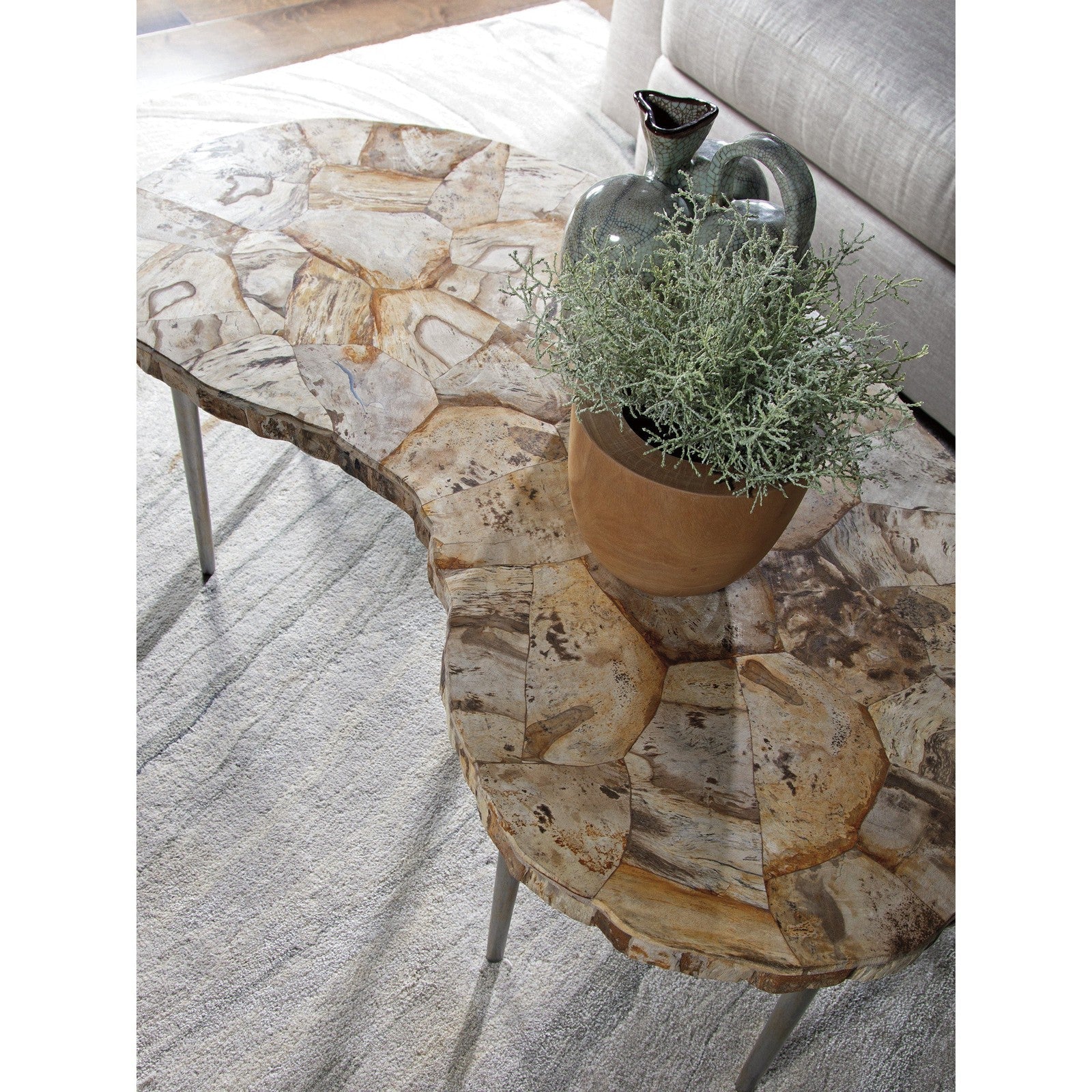 Artistica Home Signature Designs Caldera Kidney Cocktail Table