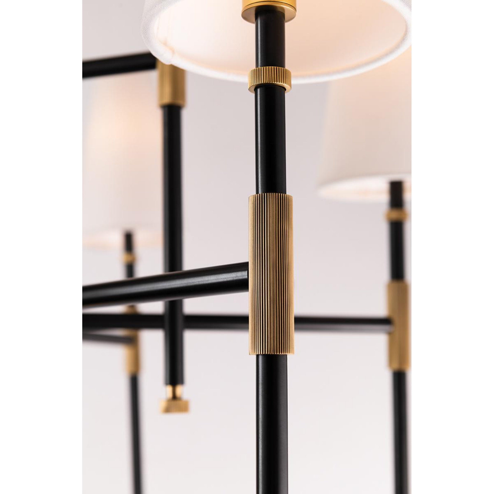 Bowery 9-Light Chandelier in Aged Old Bronze 34L x 34W x 31H