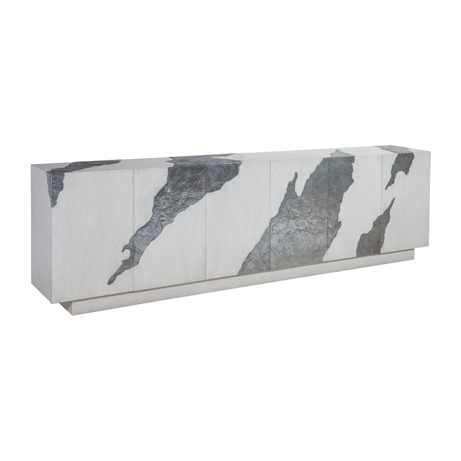 Artistica Home Signature Designs Contango White Long Media Console