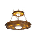 Meyda Tiffany Sixteen Light Down Lighting Two Tier Chandelier from the Walden Pine Collection