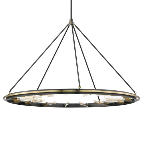 Chambers 15-Light Chandelier in Aged Old Bronze 58.25L x 58.25W x 38.25H