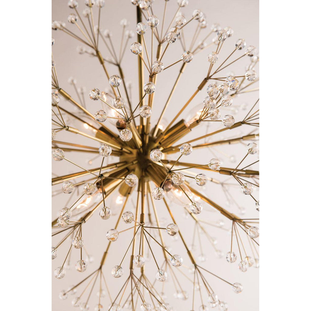 Dunkirk 16-Light Chandelier in Polished Nickel 40L x 40W x 40H