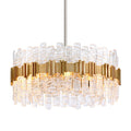 Ciro 8-Light Chandelier in Warm Silver Leaf 27.25L x 27.25W x 12H