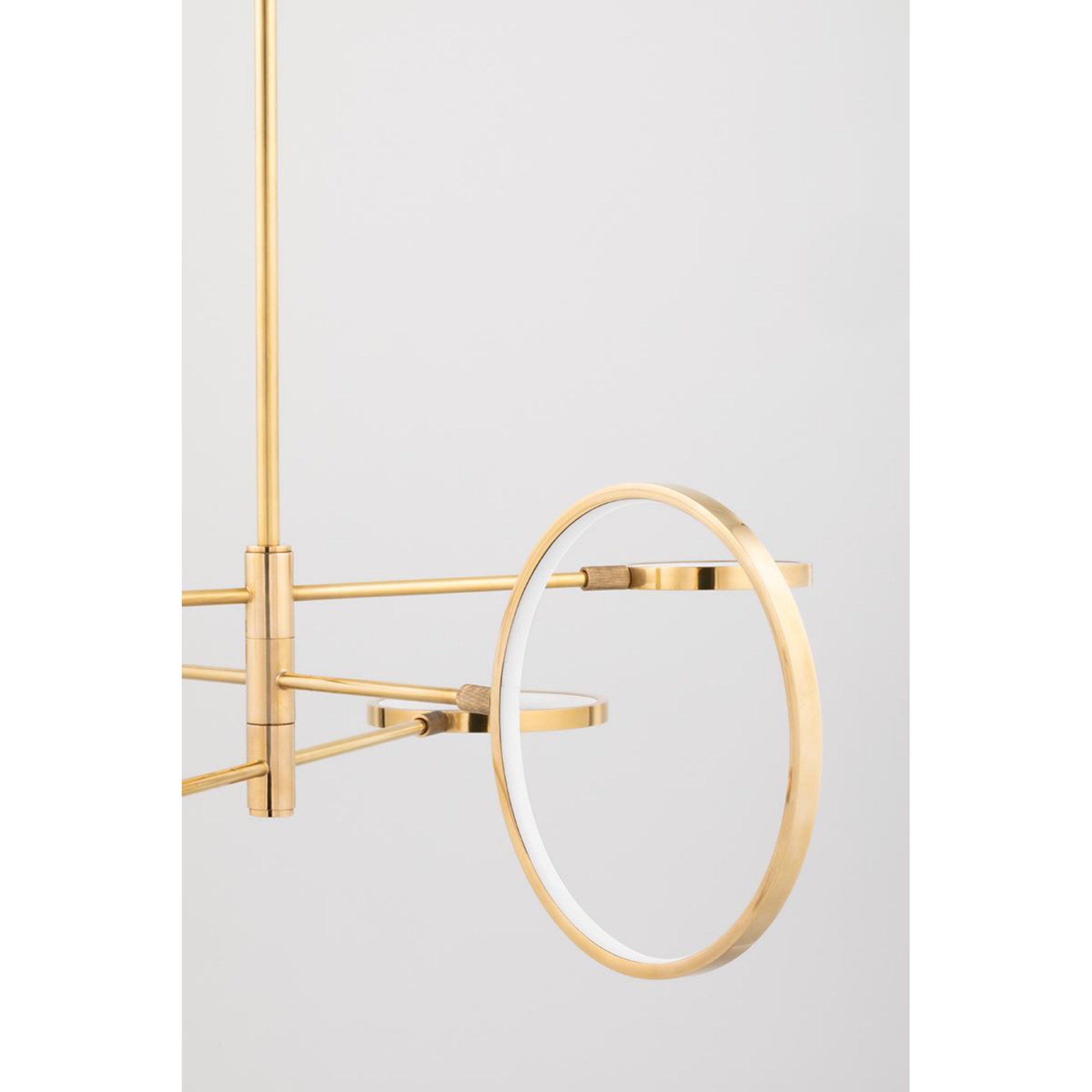 Saturn 0-Light Chandelier in Old Bronze 44.5L x 44.5W x 13.25H