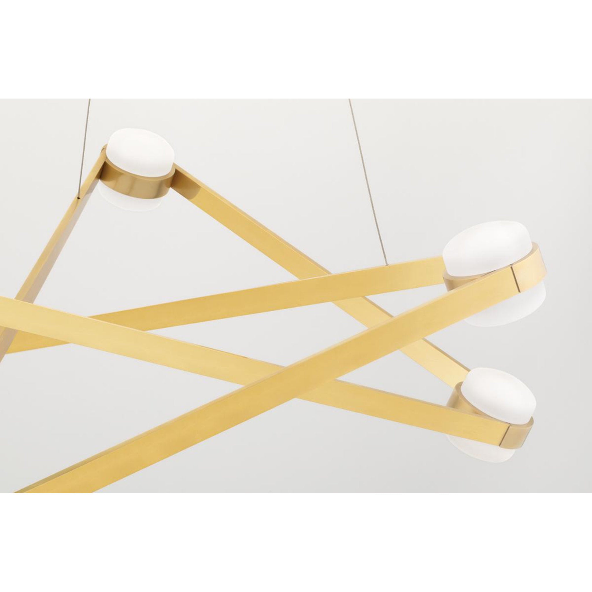 Orbit 12-Light Chandelier in Aged Brass 56.125L x 56.125W x 16.825H