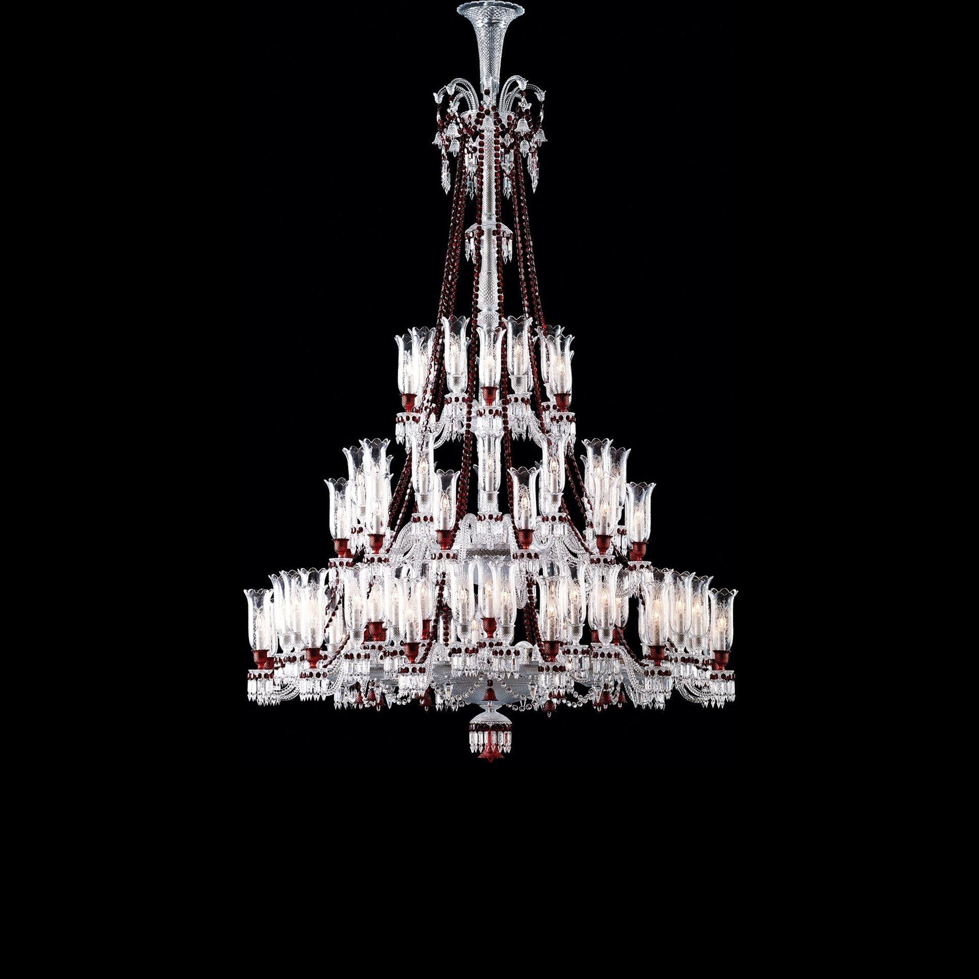 Baccarat Zé‘¼å¬ith Red Chandelier