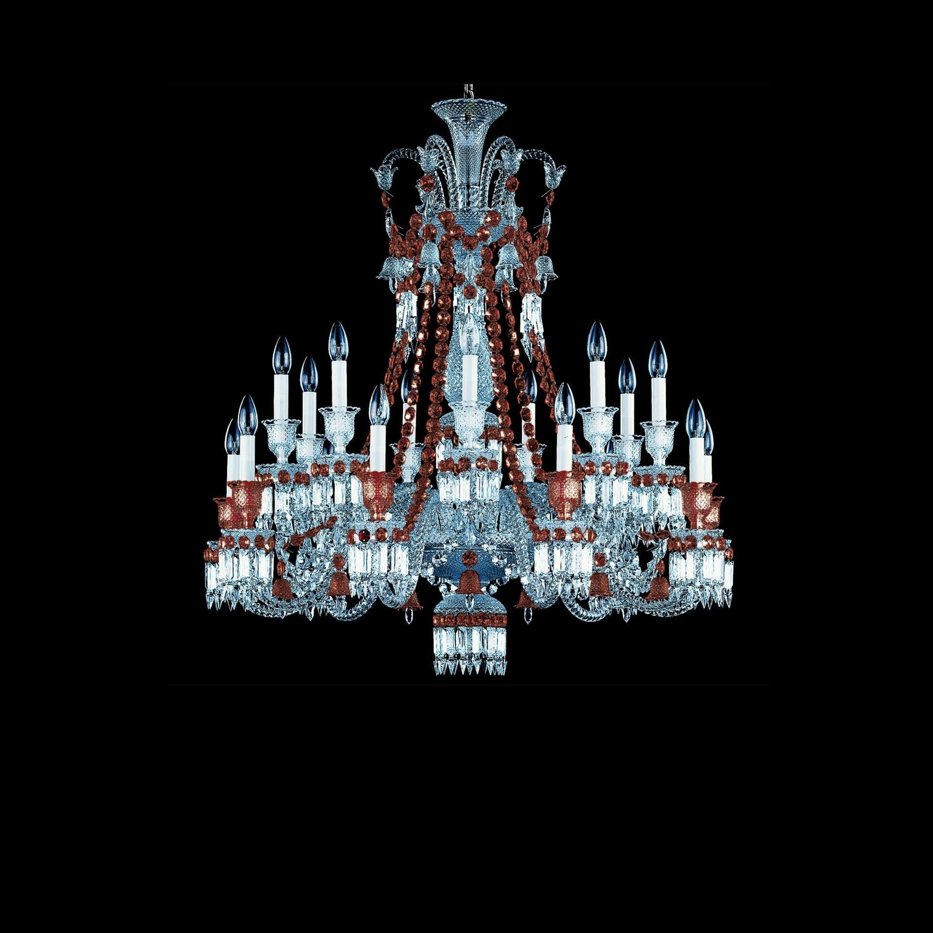 Baccarat Zé‘¼å¬ith Red Chandelier