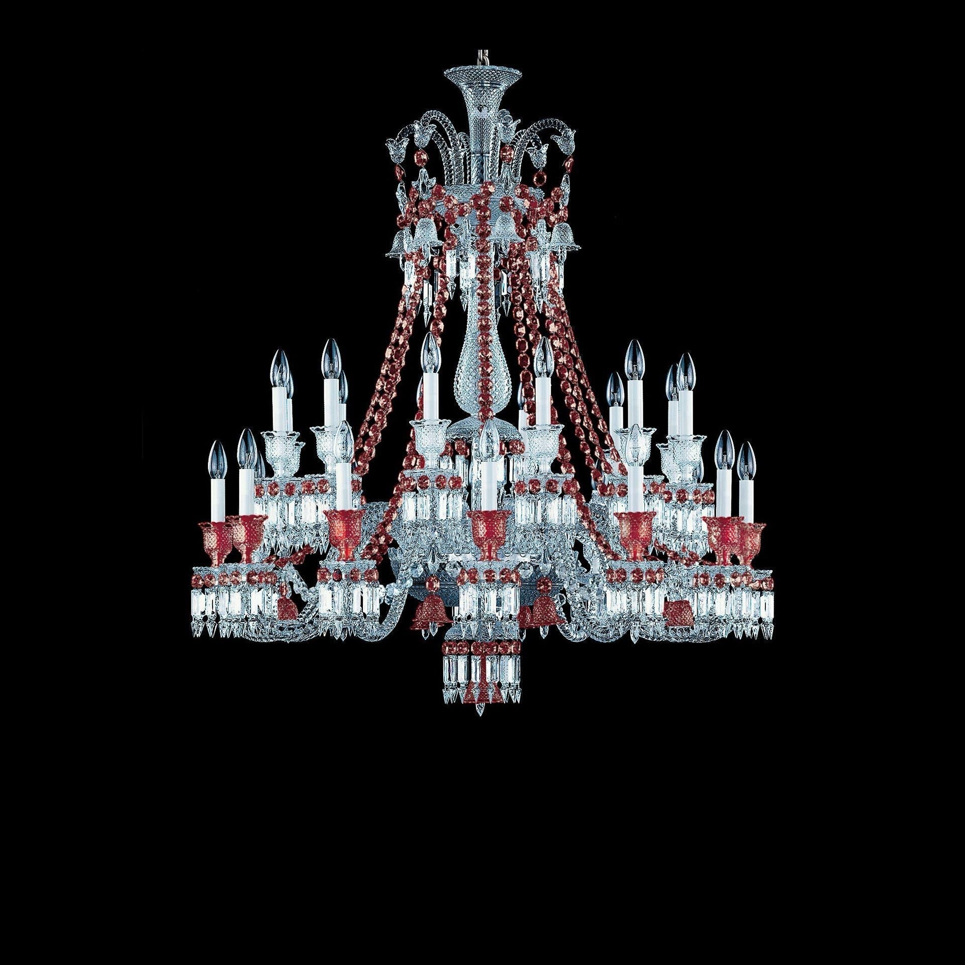 Baccarat Zé‘¼å¬ith Red Chandelier