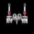 Baccarat Zé‘¼å¬ith Red Wall Sconce