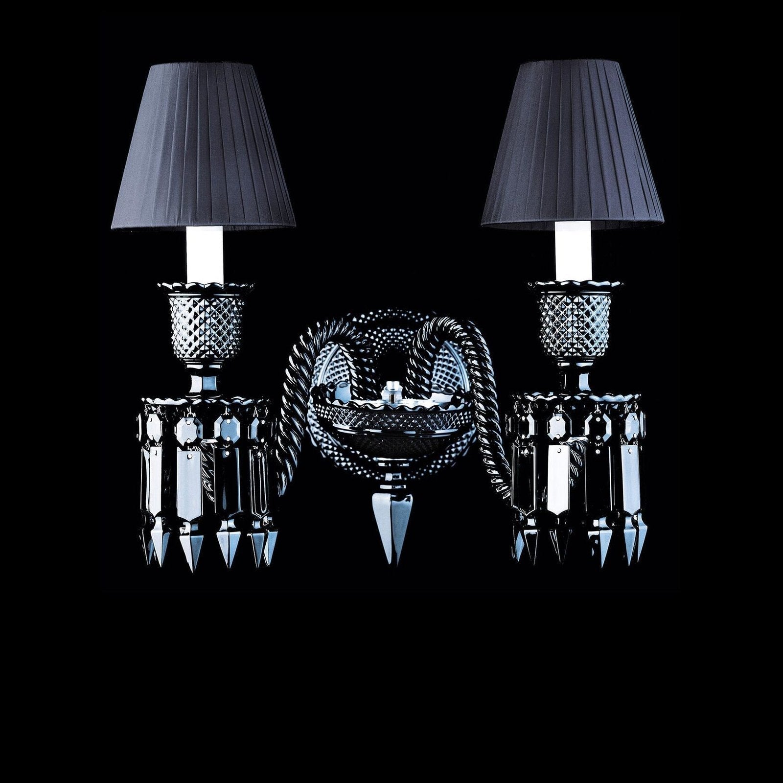 Baccarat Zé‘¼å¬ith Black Wall Sconce