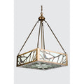 Meyda Tiffany 4 Light 30" Wide Pendant with Handmade Shade