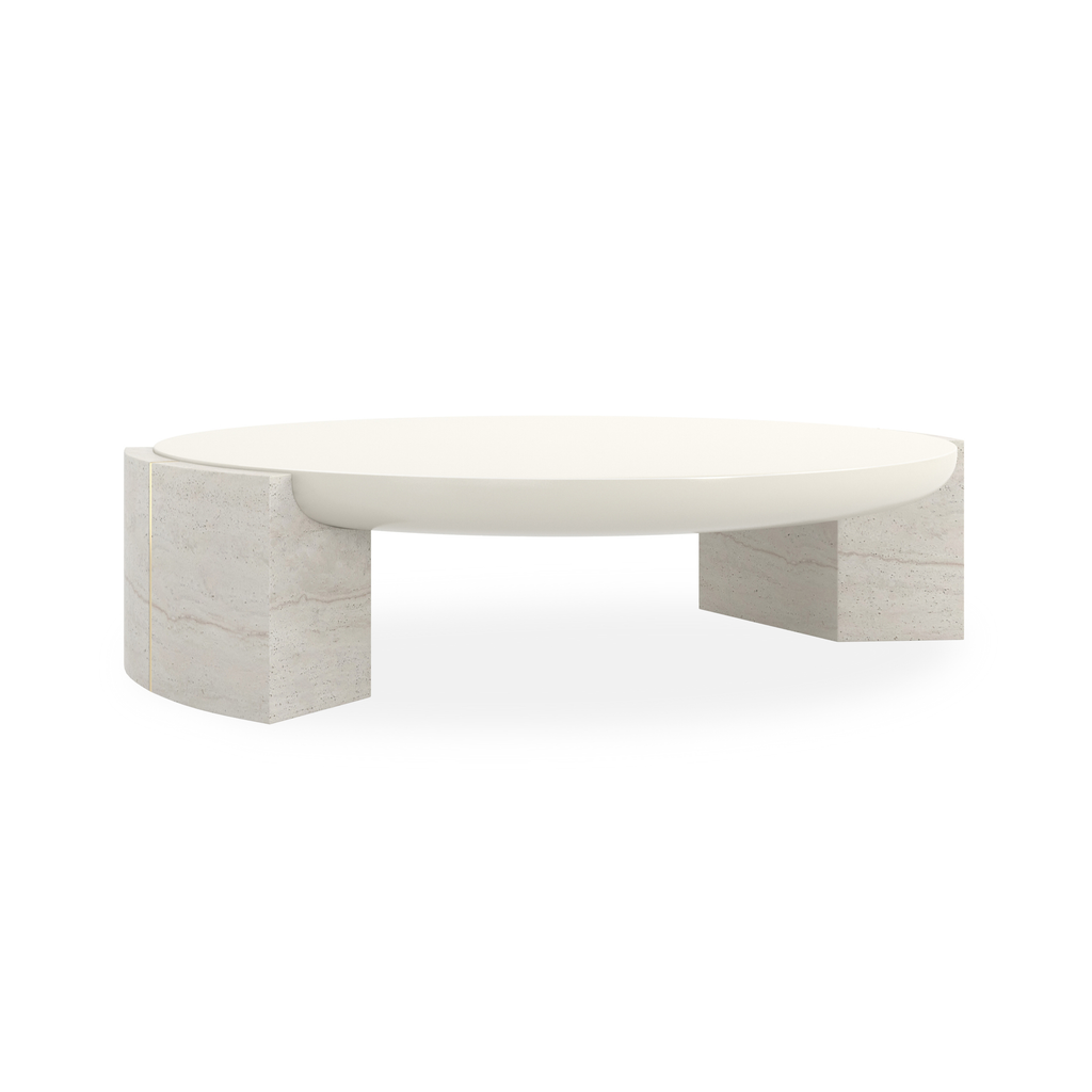 Caracole Classic Overlap Round Cocktail Table