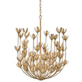 Hinkley Lighting Flora 6 Light 26" Wide Lisa McDennon Taper Candle Chandelier with Handmade Blooms