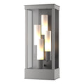 Portico Large Outdoor Sconce 4-Light Opal Glass (GG) in Coastal Burnished Steel
