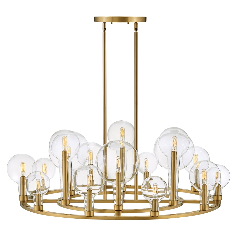 Hinkley Lighting Alchemy 16 Light 38" Wide Chandelier with Clear Glass Shades