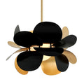 Ginger 1-Light Chandelier in Soft Black 26.5L x 26.5W x 17.25H