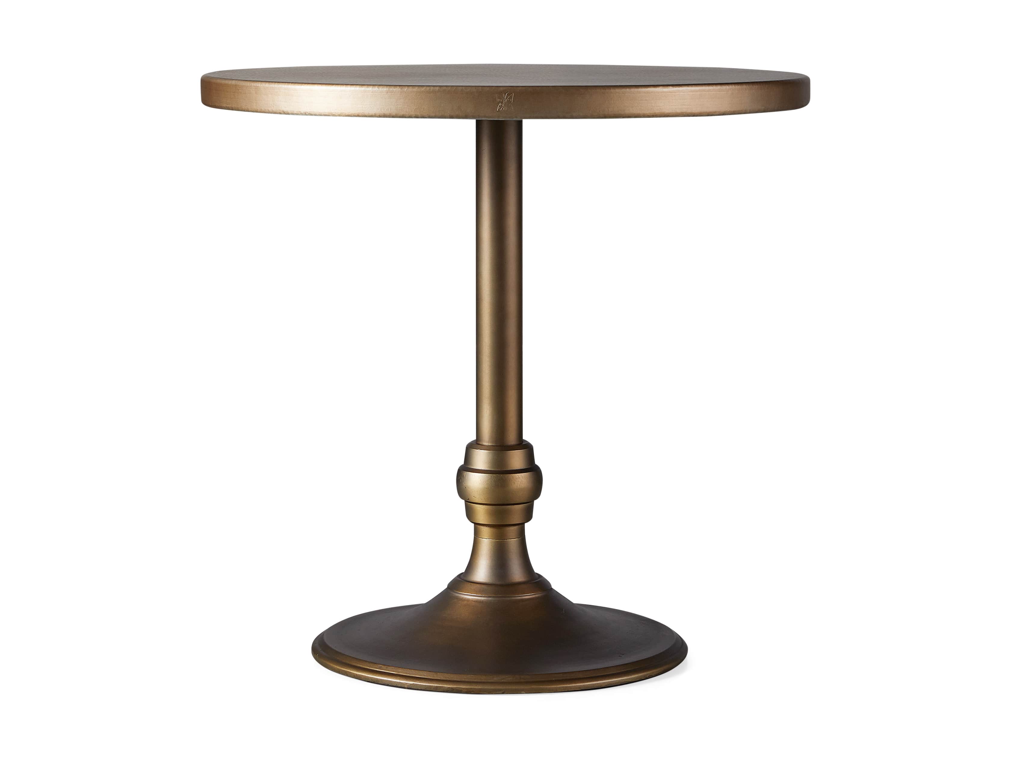 Recycled Metal Counter Table with Wade Base