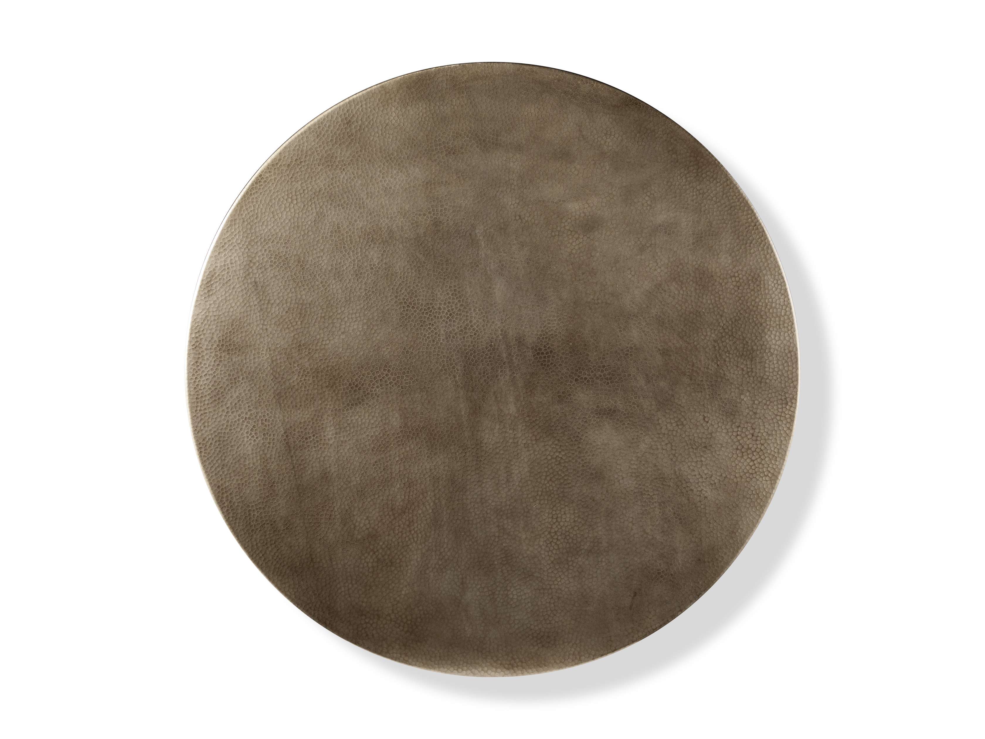 Recycled Metal Dining Table with Cleo Base