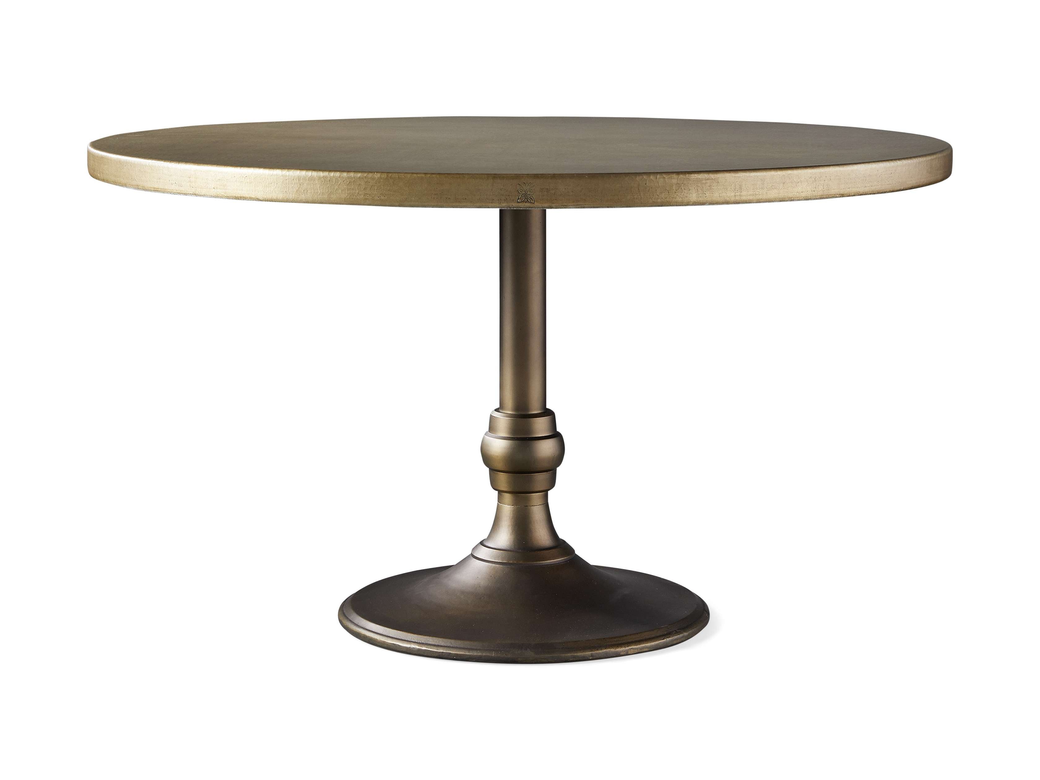 Recycled Metal Dining Table with Wade Base