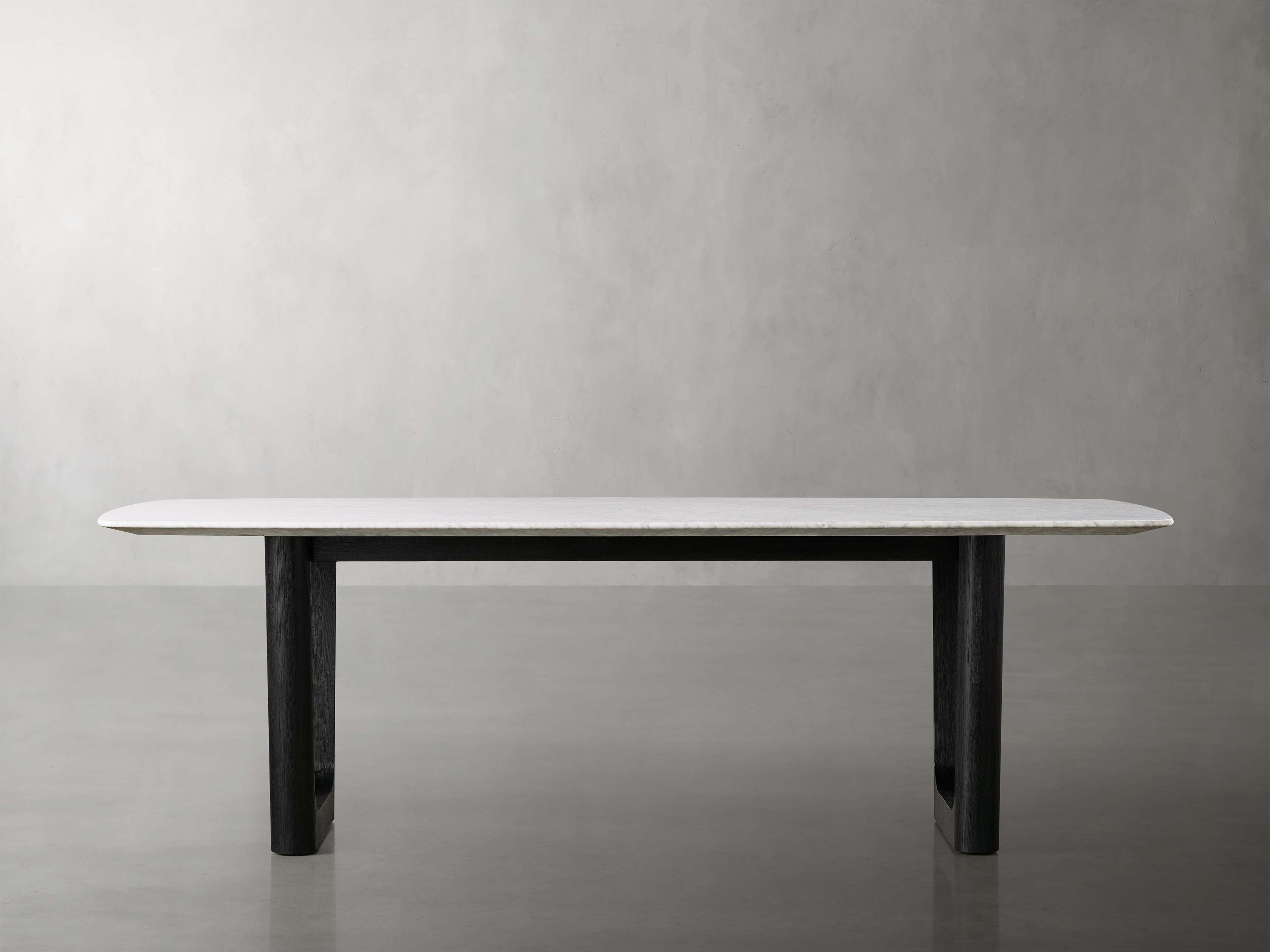 Saint Germain Stone Dining Table with Rennes Base