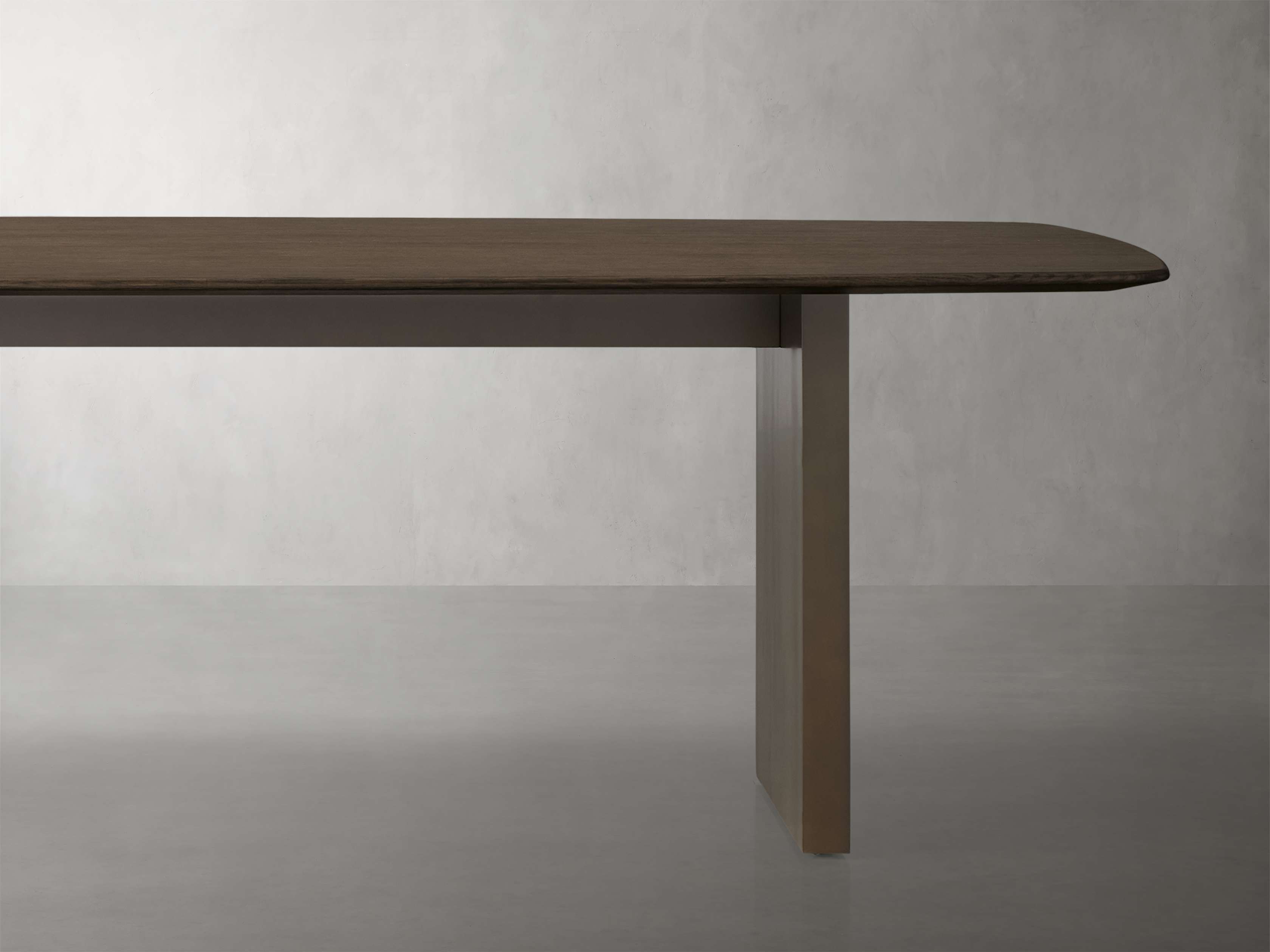 Saint Germain Wood Dining Table with Clement Base