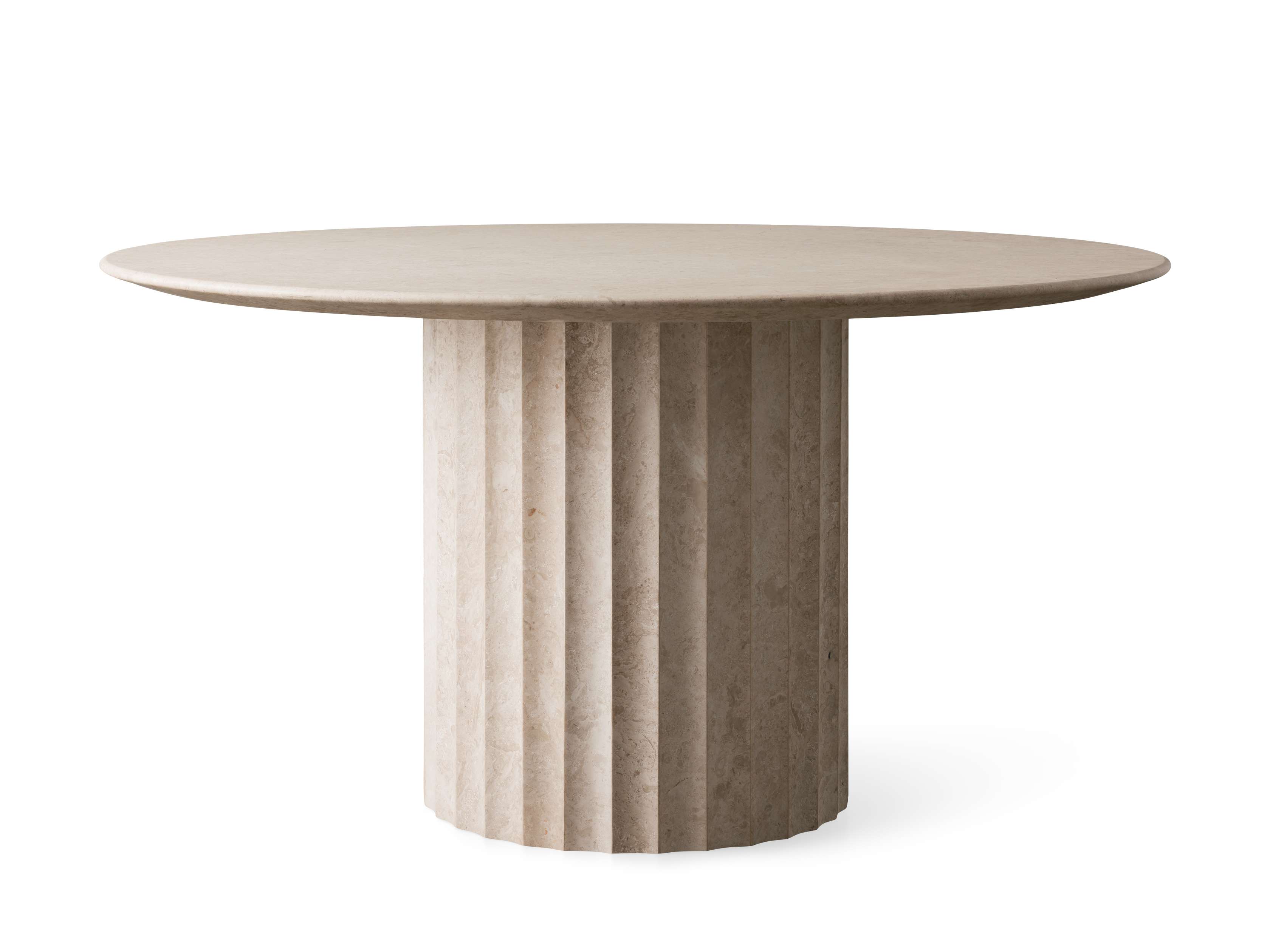 Danae 48" Round Stone Dining Table