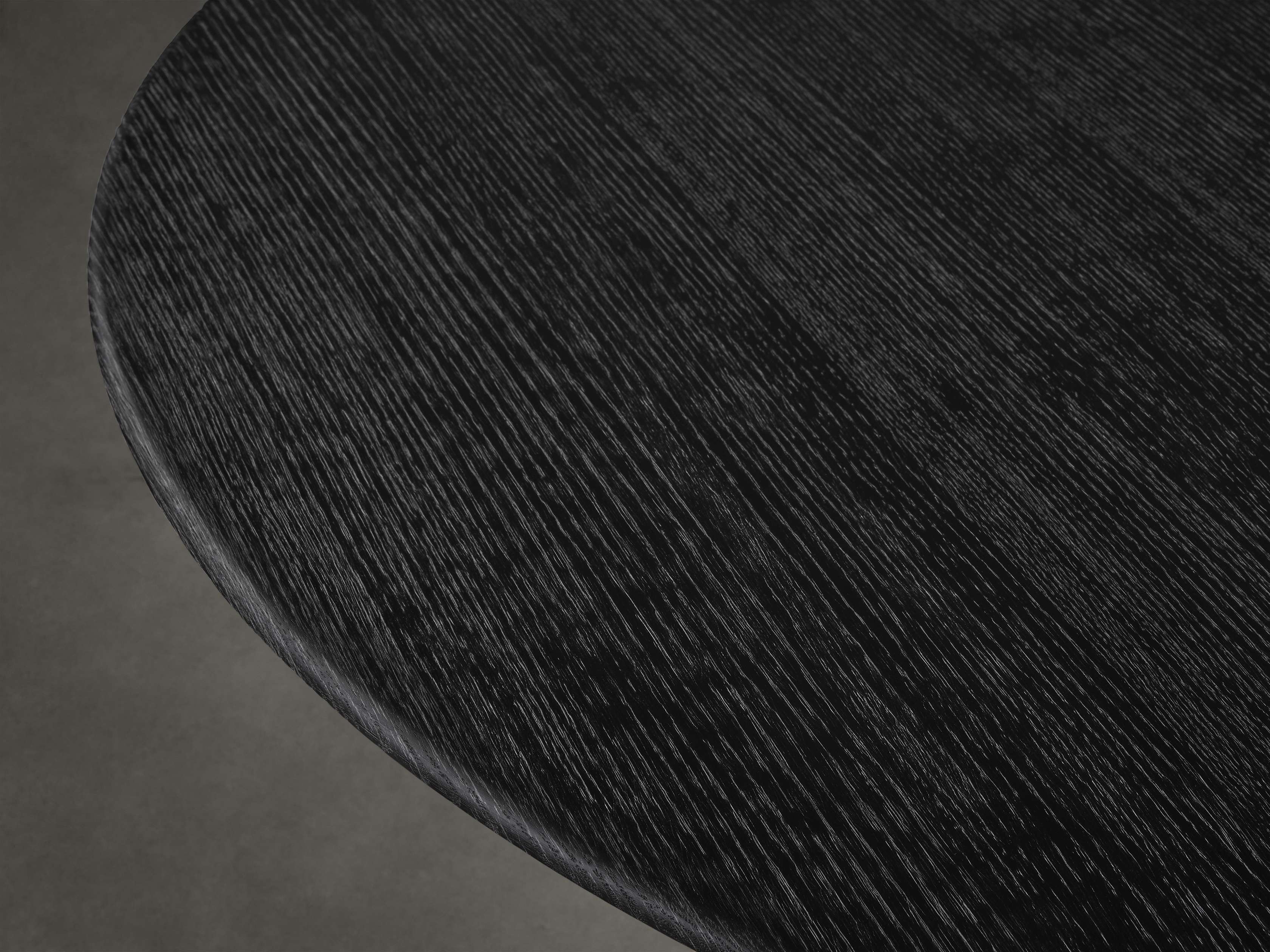 Saint Germain Round Wood Dining Table with Clement Base