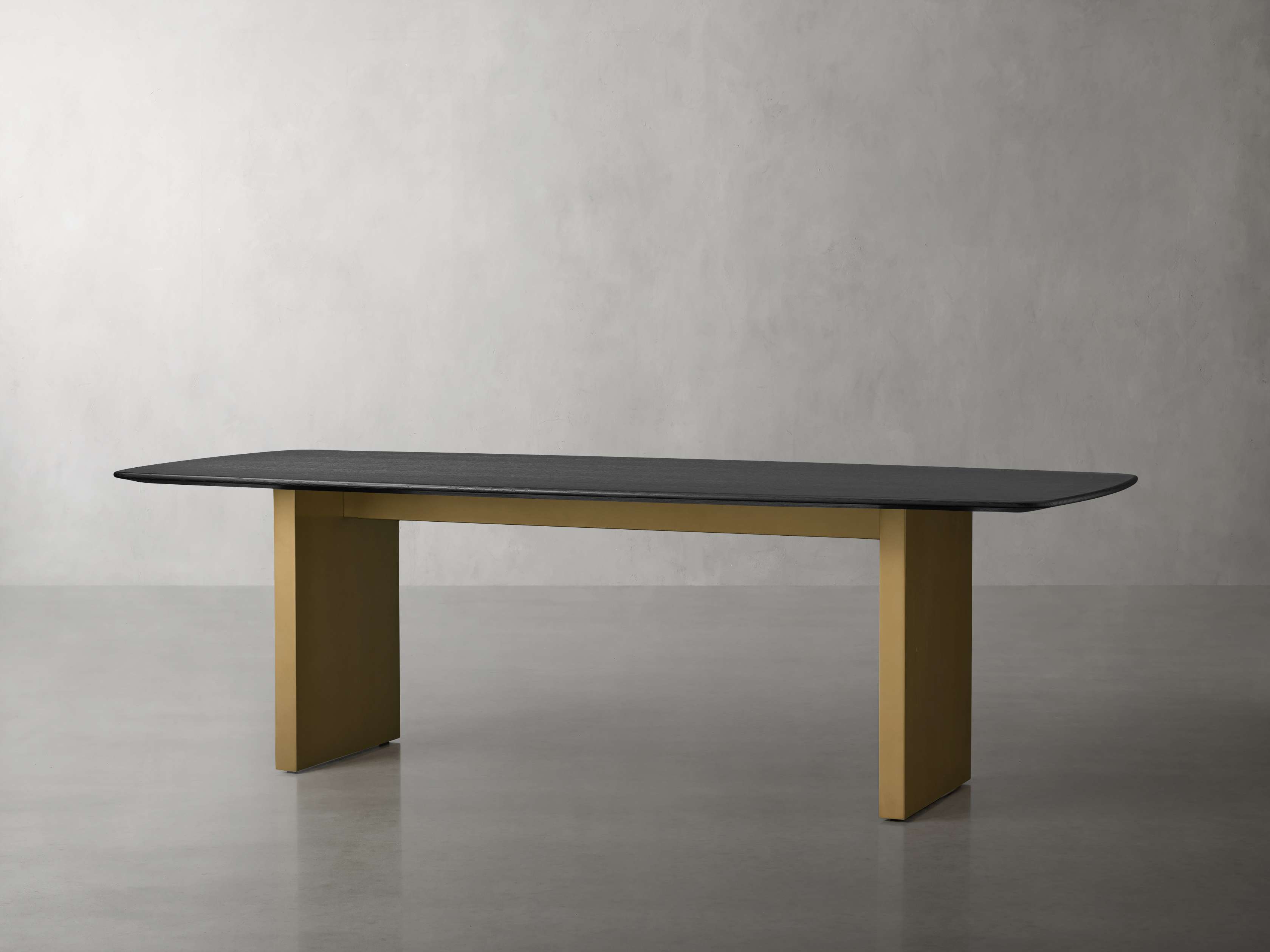 Saint Germain Wood Dining Table with Clement Base