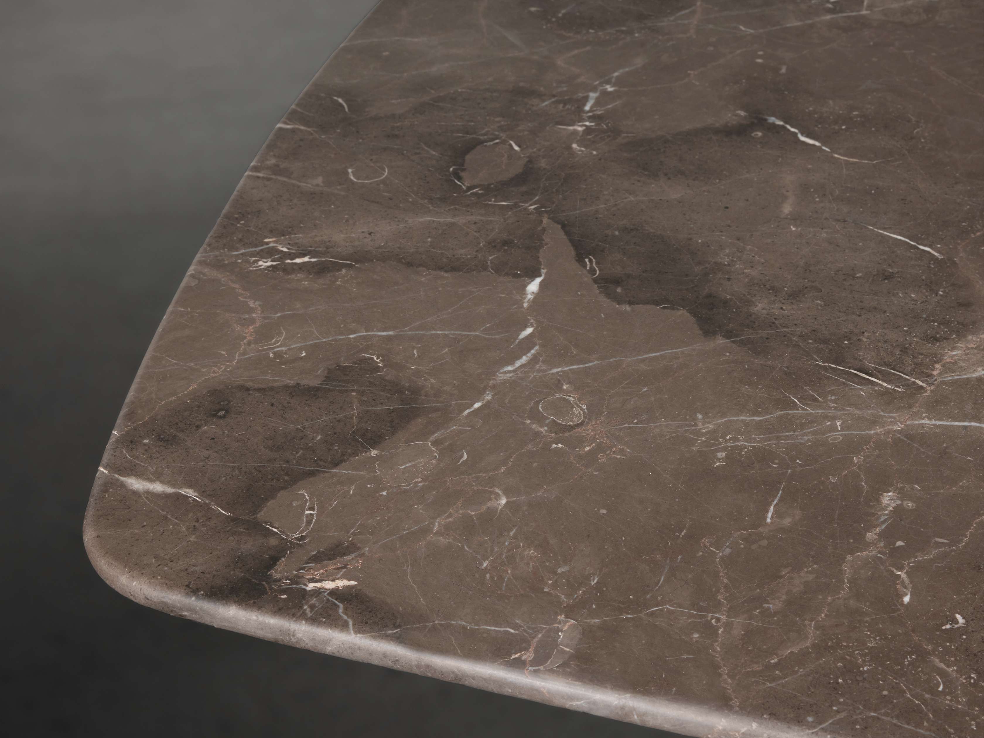 Saint Germain Stone Dining Table with Clement Base
