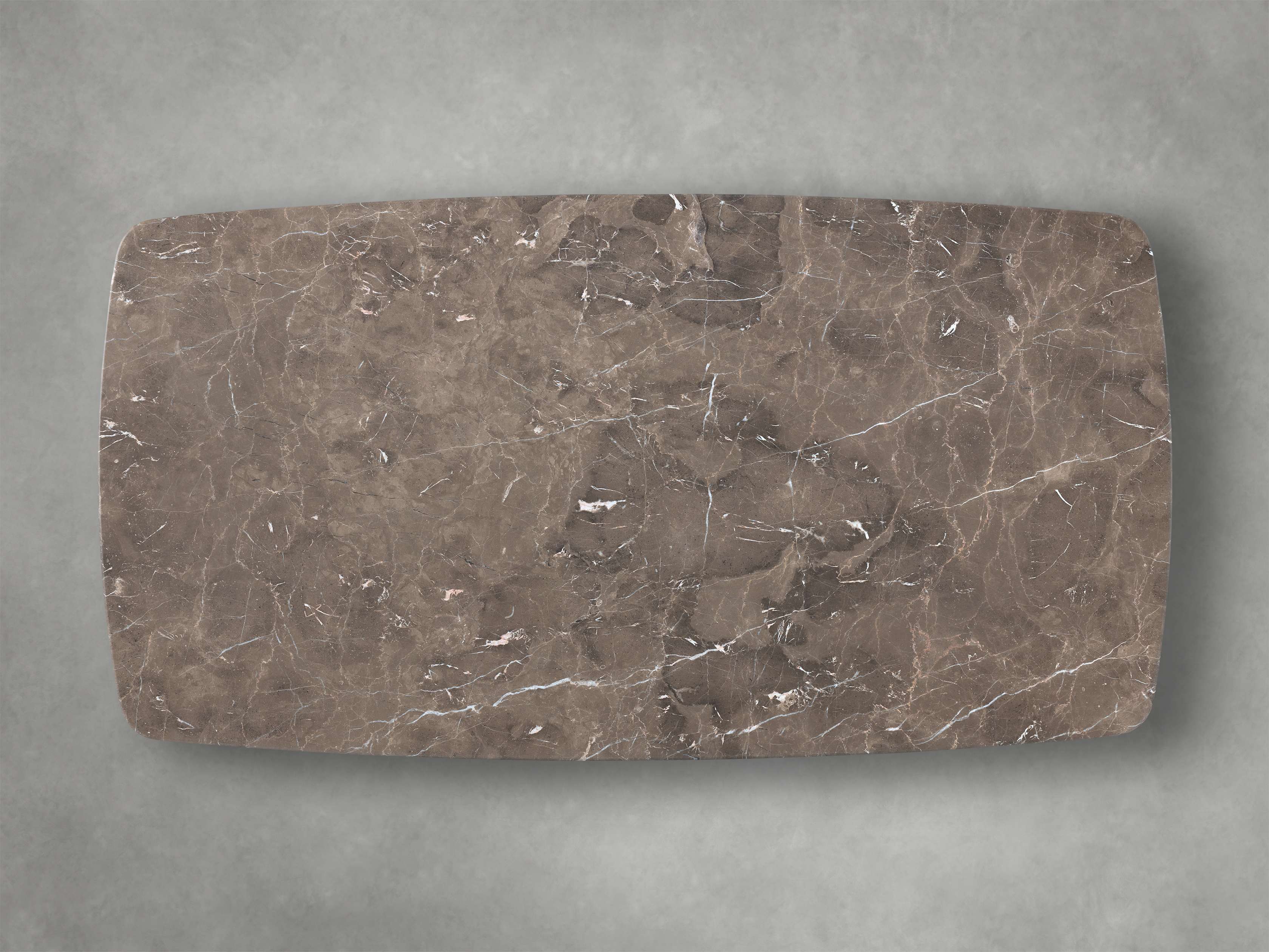 Saint Germain Stone Dining Table with Dauphine Base