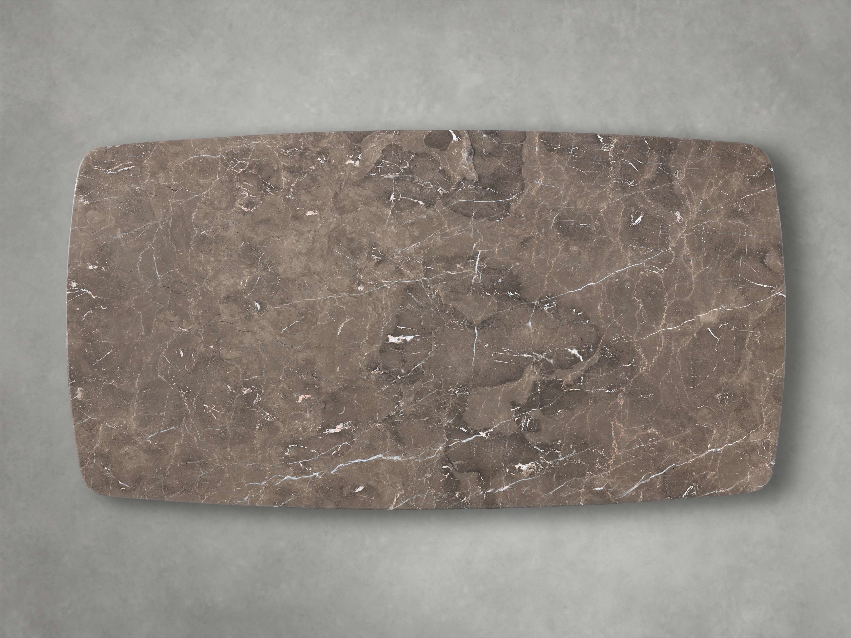 Saint Germain Stone Dining Table with Rennes Base