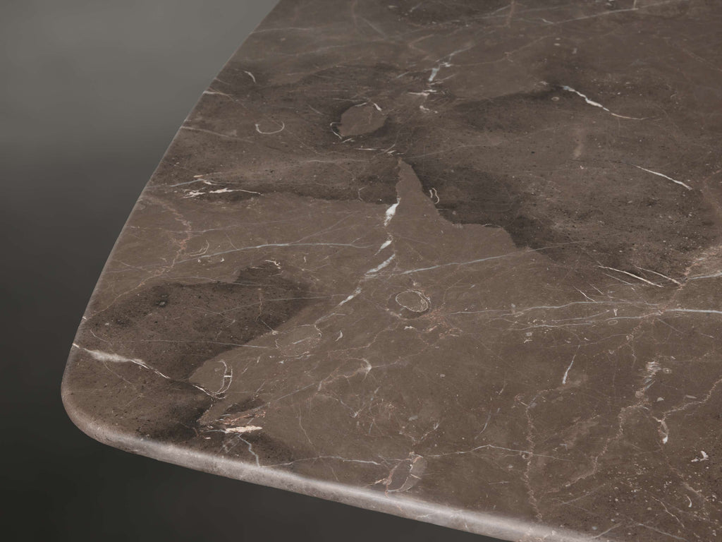 Saint Germain Stone Dining Table with Rennes Base